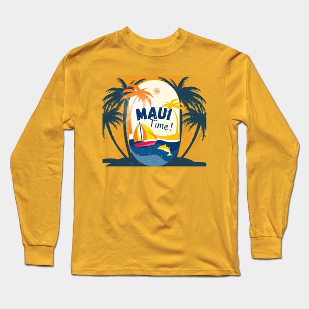 Maui Time Long Sleeve T-Shirt by Paul Aker